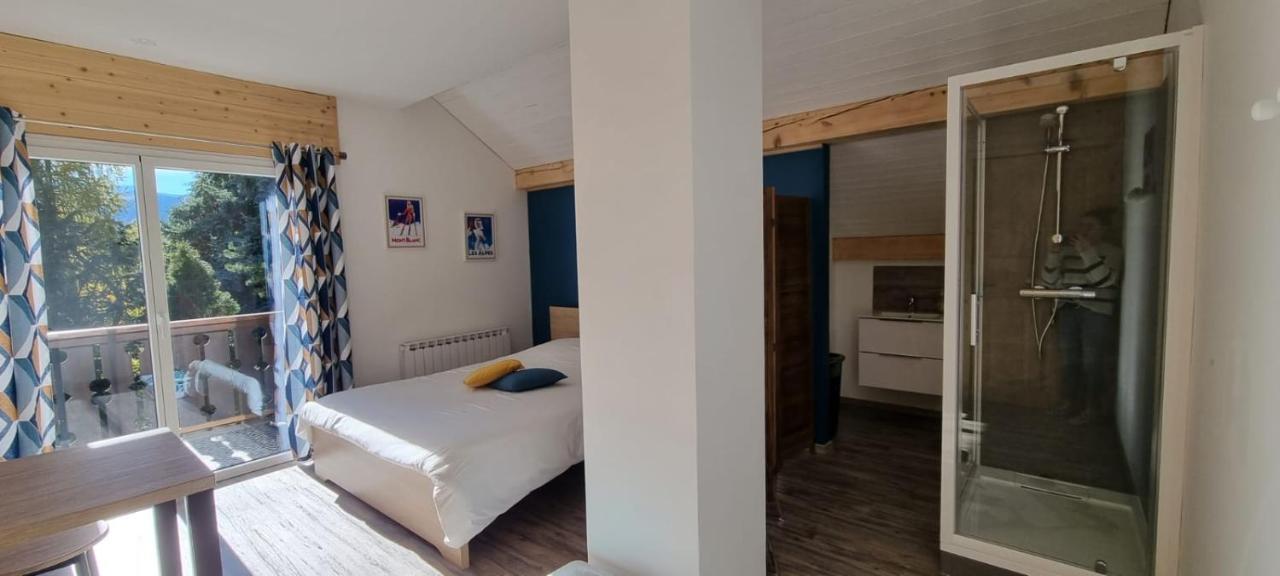 Mont Bivouac, Chambre,Entree Et Sdb Privee,Balcon Vue Mtblanc 帕西 外观 照片